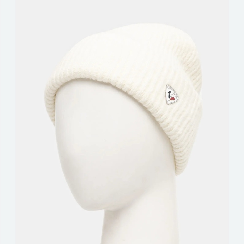 Rossignol Opal White Ribbed Beanie